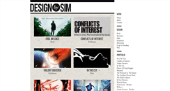 Desktop Screenshot of designbysim.com